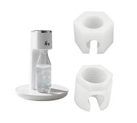 2 dadi di ricambio per Sodastream pezzi di ricambio per dado accessori di chiusura compatibile con Jet, Spirit, Easy, Crystal, Terra, Duo 1.0 & 2.0, acqua frizzante connettore tubo CO2