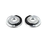 2 dadi flangiati a sgancio rapido, autobloccanti in lega di acciaio per smerigliatrice angolare da 45 mm, compatibili con mole da taglio e rettifica