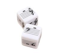 2 dadi per personale musicale che coinvolgono i bambini nell ' apprendimento della teoria base attraverso gioco, ideali per l ' uso in omestica