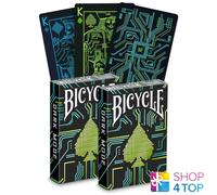 2 Dark Mode Bicycle Playing Cards Deck Magic Tricks Poker Games Black New