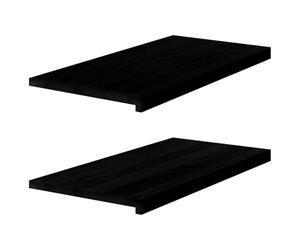 2 davanzali in legno massiccio di rovere non trattato, 80 x 40 x 2 cm, per davanzale della finestra come superficie di presentazione