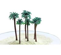 2 decorazioni in miniatura per casa delle bambole in legno di cocco, per decorare la casa delle bambole, diorama, architettura, alberi di plastica finti senza supporto per paesaggi fai da te e