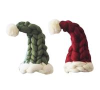 2 decorazioni natalizie per bottiglie di vino, coperture per bottiglie di vino a forma di gnomo, decorazioni multiuso per bottiglie di vino di Babbo Natale, pratica decorazione natalizia per bottiglie