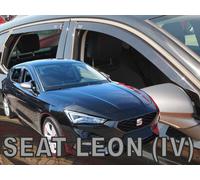 2 Deflettori Aria Antiturbo per SEAT Leon IV 2020 in poi 5 porte
