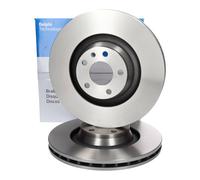 2 Delphi Dischi Freno Anteriore per Citroen C5 Xantia
