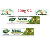 2 dentifrici Dabur Herb's Neem confezione da 200 g protezione germi protezion...