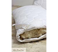 2 Di Equilibrio Cuscino Merino Wool Letto Cotone Cover 45/75cm Ipoallergenico