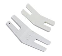 2 dimensioni di plastica macchina da cucire piedino per macchina da cucire piedino orlo accessori per cucito dritto punto piede ingombrante cucitura guida cucitura accessori per ricamo