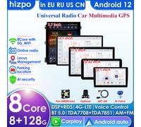 2 Din Android 13 autoradio lettore Video multimediale Carplay Auto 4G per schermo stile Tesla universale 13.1 ''navigazione GPS Stereo 9.7 inch P1