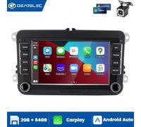 2 Din Android Autoradio Lettore Multimediale GPS WiFi Carplay Per VW Volkswagen Skoda Octavia golf 5 6 touran passat B6 polo Jetta