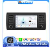 4G 64G Android Auto autoradio GPS Stereo per BMW Serie 5 е39 X5 E53 1996 1997 1998-2007 lettore multimediale DSP Carplay unità principale S8-4G 8Core-8G 128G