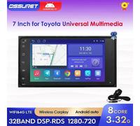2 Din Android autoradio per Toyota Hilux YARIS RAV4 Camry Corolla Prado Highlander Land Cruiser Avanza Rush Tundra Stereo Player