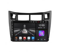 2 Din Autoradio Bluetooth Touch Screen per Toyota Yaris Vizi 2005-2012 Schermo Ips Touch Screen con Wireless Carplay Android Wifi, Fm, Siri, Aux, Airplay, 8 Nucleo 8G+256G