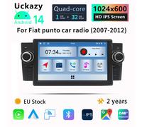 2 din Car Android 14 Multimedia Player For Fiat Grande Punto Linea 2009-2015 GPS Head Unit Stereo Audio Carplay 6GB AutoRadio