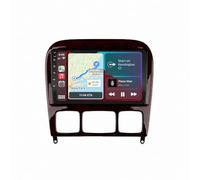 2 Din Stereo Bluetooth per Mercedes Benz S-Class S Class W220 VV220 1998-2005 Schermo Ips Touch Screen con Wireless Carplay Android Wifi, with Mirror Link/Siri/Backup Camera, 8 Nucleo 6G+128G