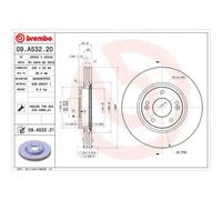 2 Dischi Brembo 09.a532.21