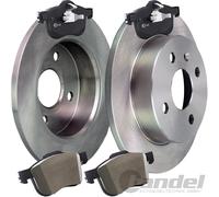 2 Dischi Freno 256mm + Pastiglie Posteriore Adatto A per VW Touran 1T1 1T2