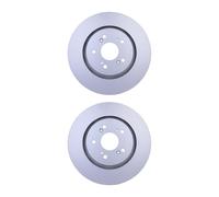 2x Disco freno con ventilazione esterna 8DD 355 125-321 HELLA per HONDA CR-V IV