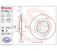2 Dischi Freno Anteriori/Posteriori 330Mm BREMBO Per AUDI A4 Allroad B8