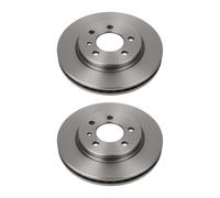2 Dischi Freno Anteriori Ventilati VALEO Ø 61 mm Spessore 23 mm per CHRYSLER PT