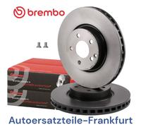 2 dischi freno Brembo anteriori Mercedes-Benz Classe C/E W204 S204 C204...