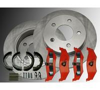 2 Dischi Freno Ceppi Ganasce a Mano Molla Posteriore per Chrysler 300m 1998-2004
