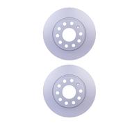 2 Dischi Freno Completi Ø 65 Mm 10 Mm HELLA Adatti Per Ad Esempio AUDI A3