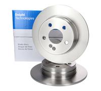 2 dischi freno Delphi posteriori 296 mm per BMW Serie 1 Serie 3