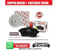 2 DISCHI FRENO E KIT PASTIGLIE FRENO 4PZ ANTERIORI NISSAN MICRA 1.1 1.2 GPL