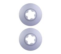 2 Dischi Freno Internamente Ventilati HELLA Ø93,1 mm 31 mm per FORD TRANSIT