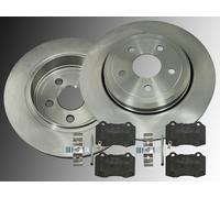 2 Dischi Freno Pastiglie Ceramica Posteriore per Dodge Durango SRT 2018 - 2020
