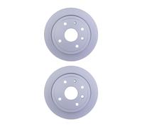 2 Dischi Freno Pieni Ø 60 mm Spessore 12 mm HELLA per CHEVROLET EVANDA
