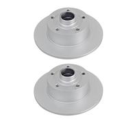 2 Dischi Freno Pieno Non Ventilato Ø 245 MM 10 MM A. B. S. per Altre Cose Audi