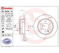 2 Dischi Freno Posteriori 298Mm BREMBO Per MERCEDES SPRINTER 3-T Bus