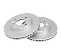 2 Dischi Freno Ventilati Ø 238 mm Spessore 20 mm A.B.S. Per Renault Clio