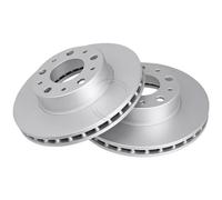 A.B.S. 2X Disco Freno Anteriore 280 Ventilato Per Fiat Ducato Kasten 250