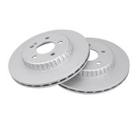 2 Dischi Freno Ventilati Ø 295 Mm 24 Mm A.B.S. Per Altri MERCEDES-BENZ Classe C