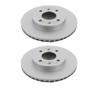 2 Dischi Freno Ventilato Ø 238 MM TRISCAN per U.a. Renault Kangoo