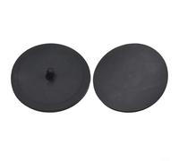 2 dischi in gomma per pulizia macchina espresso compatibili con la maggior parte dei portafiltri standard da 50 mm e 57 mm (57 mm)