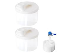 2 dispenser per latte in polvere per bambini, contenitore per latte in polvere 4 scomparti, contenitore per latte in polvere, scatola portatile per snack | dispenser rotante senza fuoriuscite per