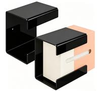 2 Dispenser Salviette Trasparenti per Guanti Monouso Salviette Umidif