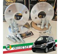 2 DISTANZIALI 12 + 16 mm 3x112 57.1 + 12 BULLONI SPECIFICI PER SMART 450 451 452