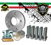 2 DISTANZIALI 16mm + 10 BULLONI X MERCEDES class. A B C E GLA GLC CLA 5X112 66.6