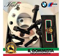 2 DISTANZIALI 20mm+10 BULLONI NERI 5X112 PER BMW X1 F48 X2 F39 X3 G01 X4 G02 X5