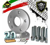2 DISTANZIALI 20 mm + 10 BULLONI PER TUTTE LE MERCEDES 5X112 66.6 M14X1.5