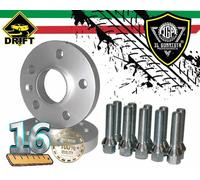 2 DISTANZIALI 5 x 112 da 16 mm VOLKSWAGEN GOLF V - VI VII AUDI A3 8P - A4 B6 B7