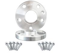 2 distanziali alluminio 20mm 5x112 57,1 con bulloneria sferica Audi, Seat,
