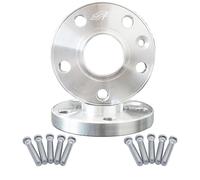 2 distanziali alluminio 20mm 5x114,3 con bulloneria Colonnette zigrino ø 14mm