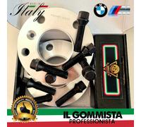 2 DISTANZIALI da 12 mm 5/120/72,6 +10 BULLONI NERIx BMW X1 E84 E48 X3 E83 F25 X4