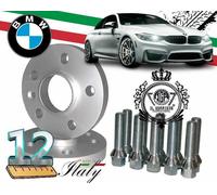 2 DISTANZIALI da 12 mm 5/120/72,6 + Bull M12x1,50 x BMW M1 M3 M4 M5 M6 X-drive M